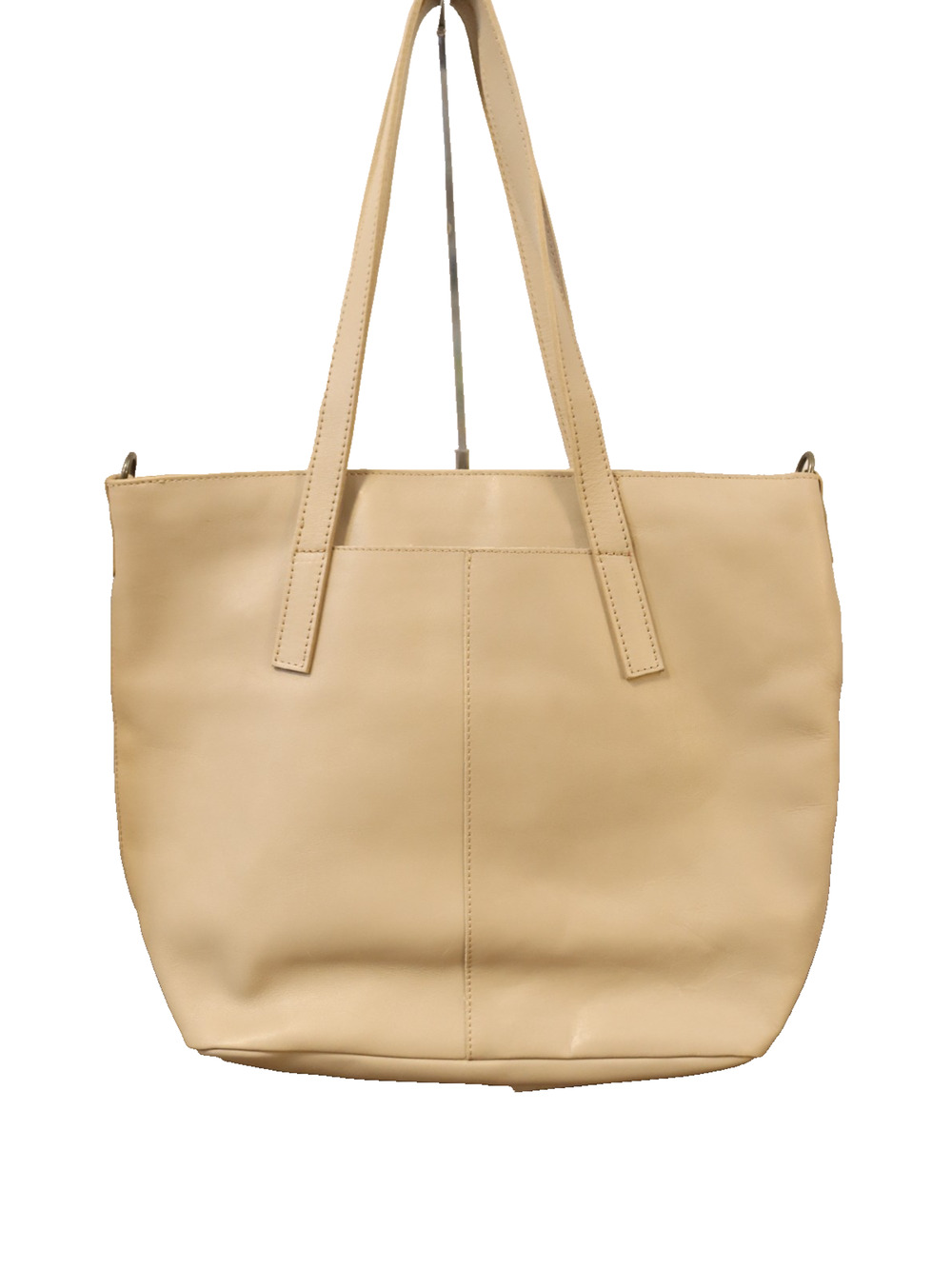 Able Alem Utility Bag Fog Tote Zip Crossbody Large Double Handle Leather